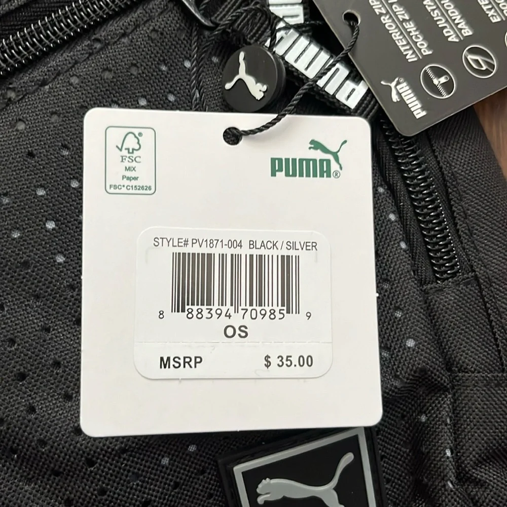 Puma Sling Backpack One Size 14” - Picture 6 of 15